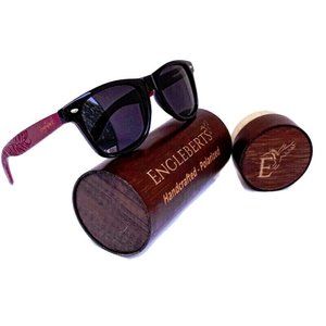 Rosewood Sunglasses, Polarized, With Case